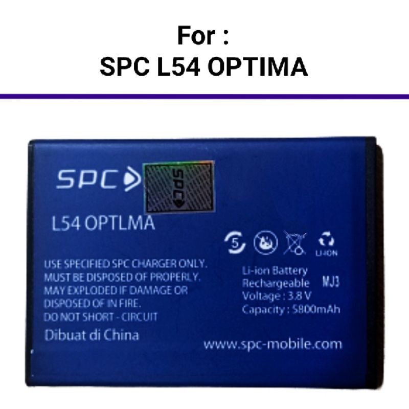 Baterai SPC L54 OPTIMA Batre Original Battery