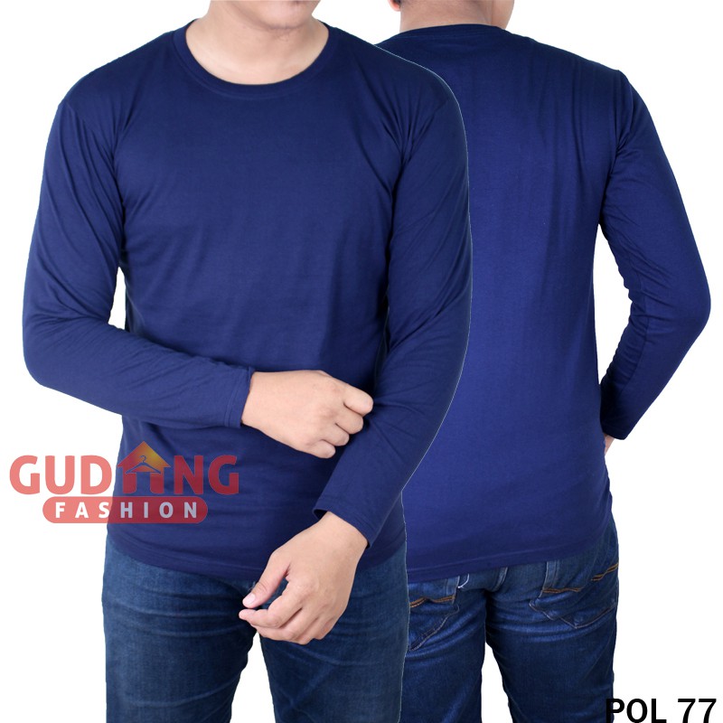 T-Shirt Pria Lengan Panjang POL 77