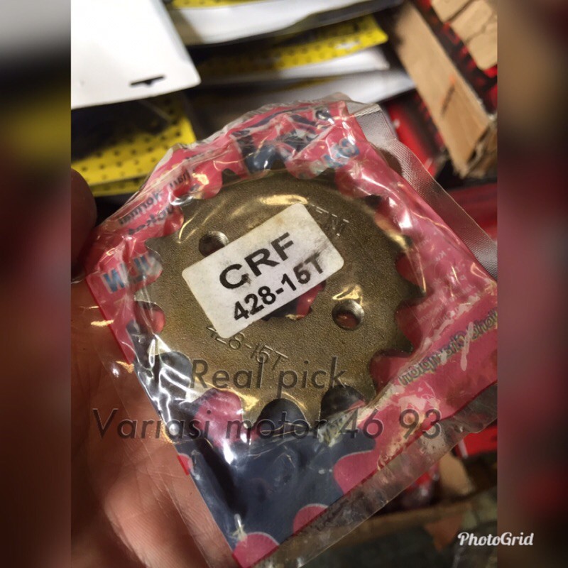 gear depan crf size 13T 14T 15T