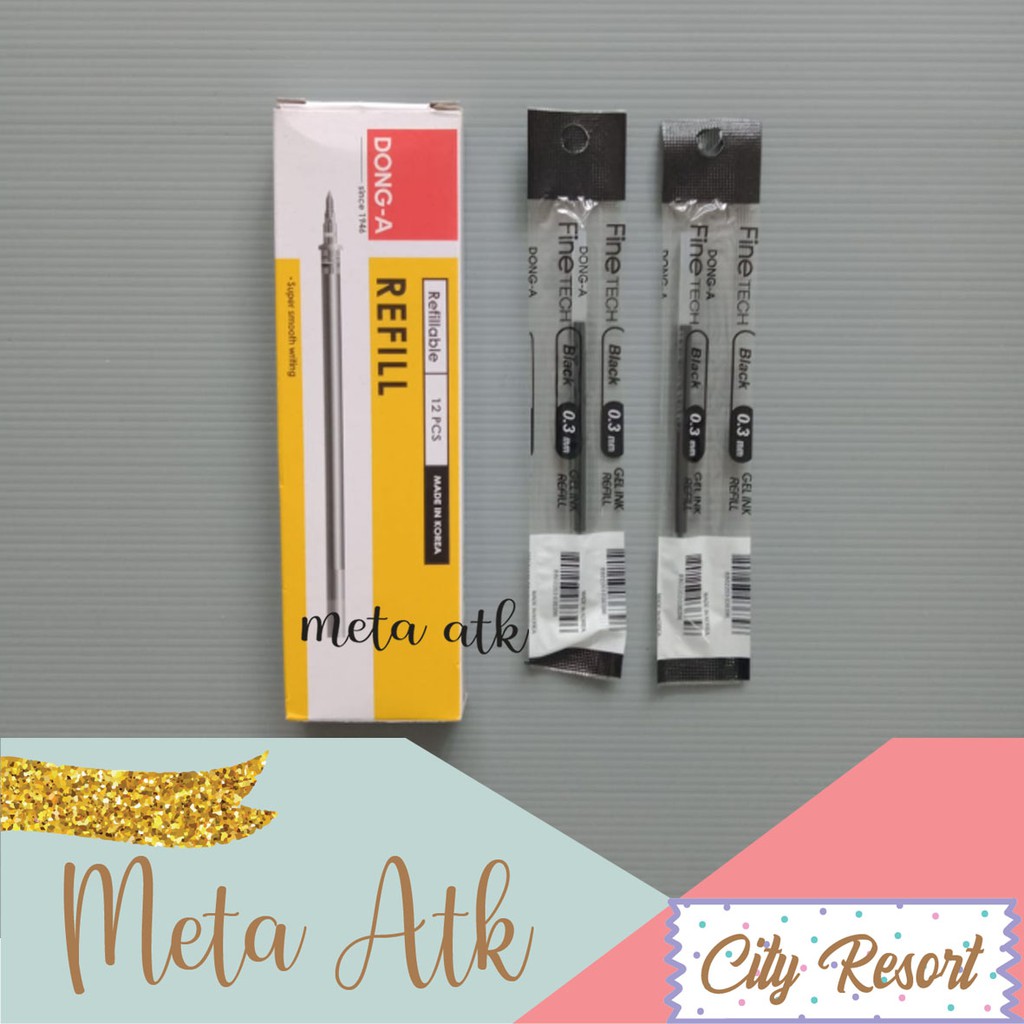 

Refill / Isi Ulang Pulpen Fine Tech Dong a Hitam