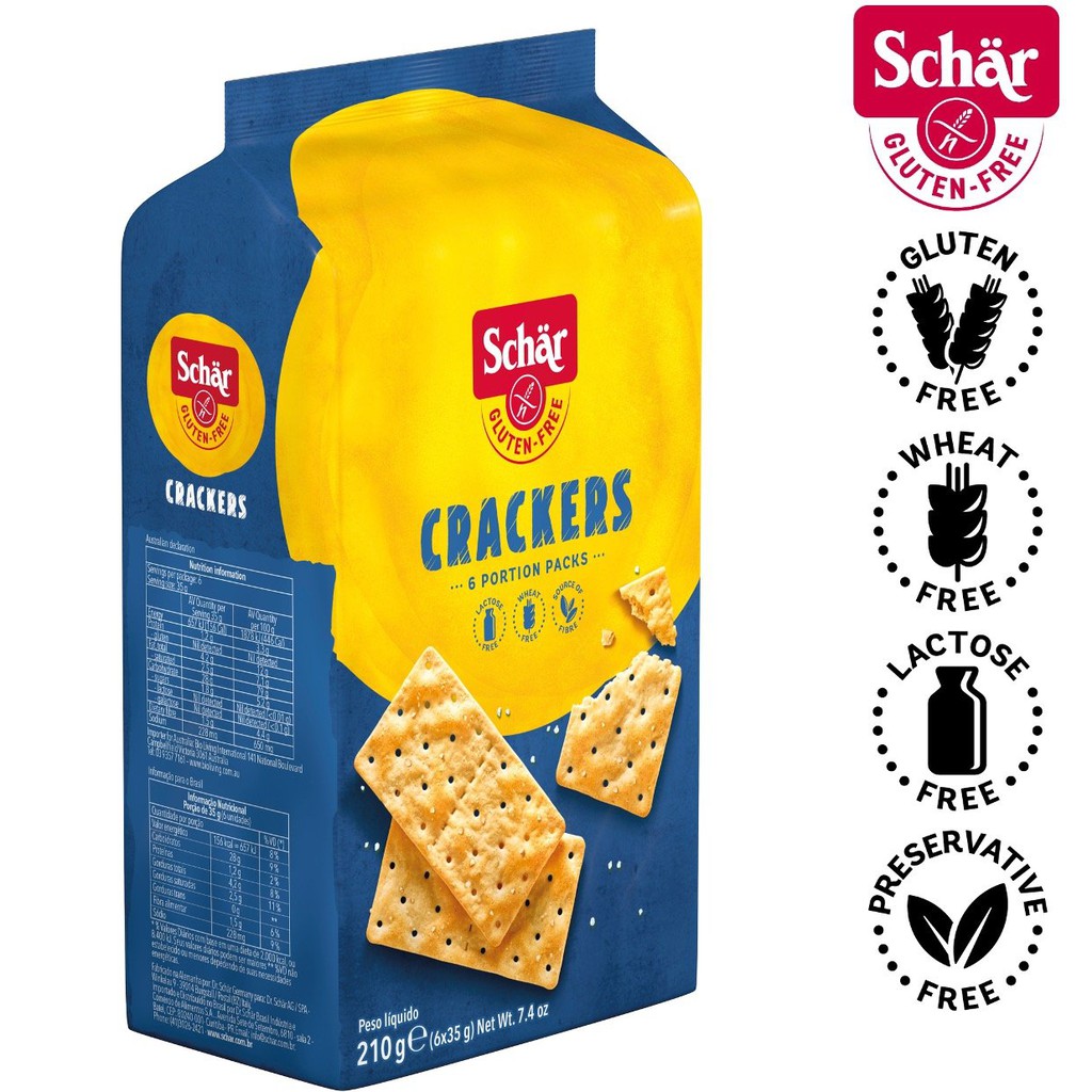 

schar crackers gluten free 210gr