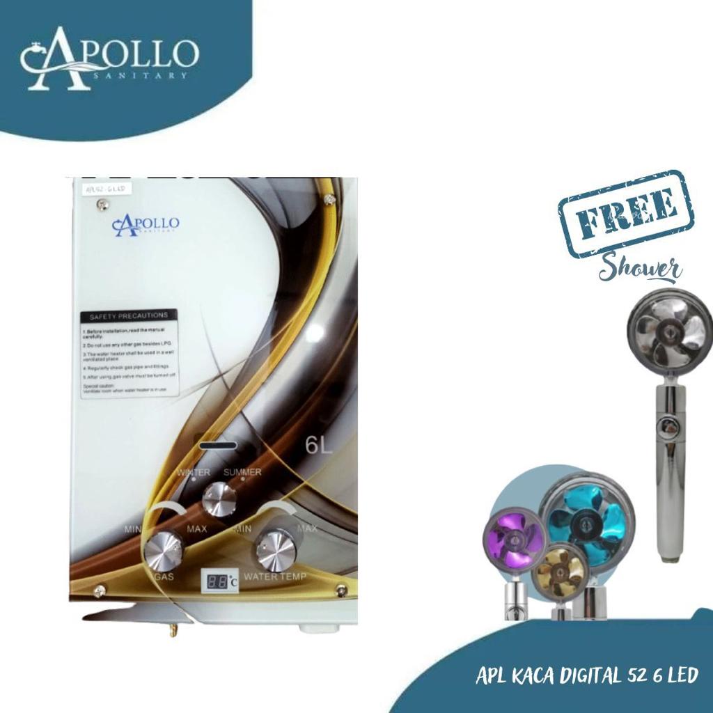 WATER HEATER APOLLO KACA 52 6LED DIGITAL