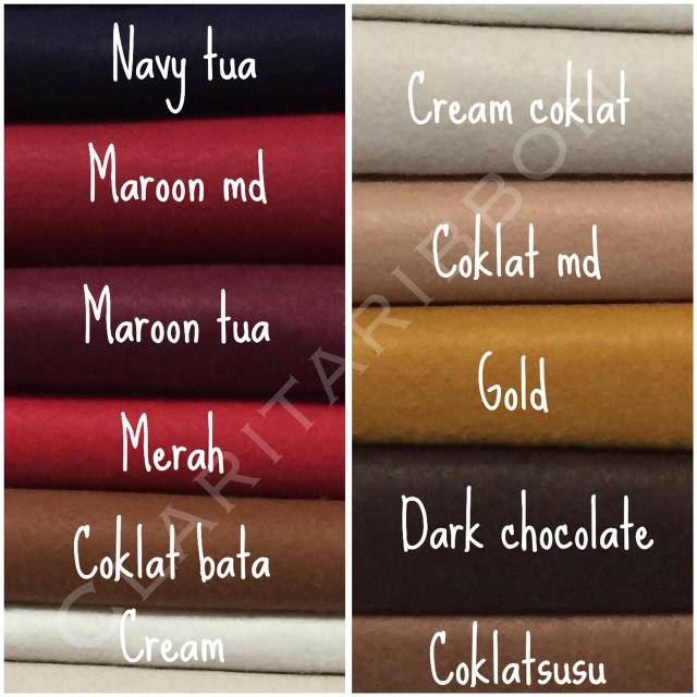 Kain Flanel import / Kain Felt Kain Aplikasi Permeter