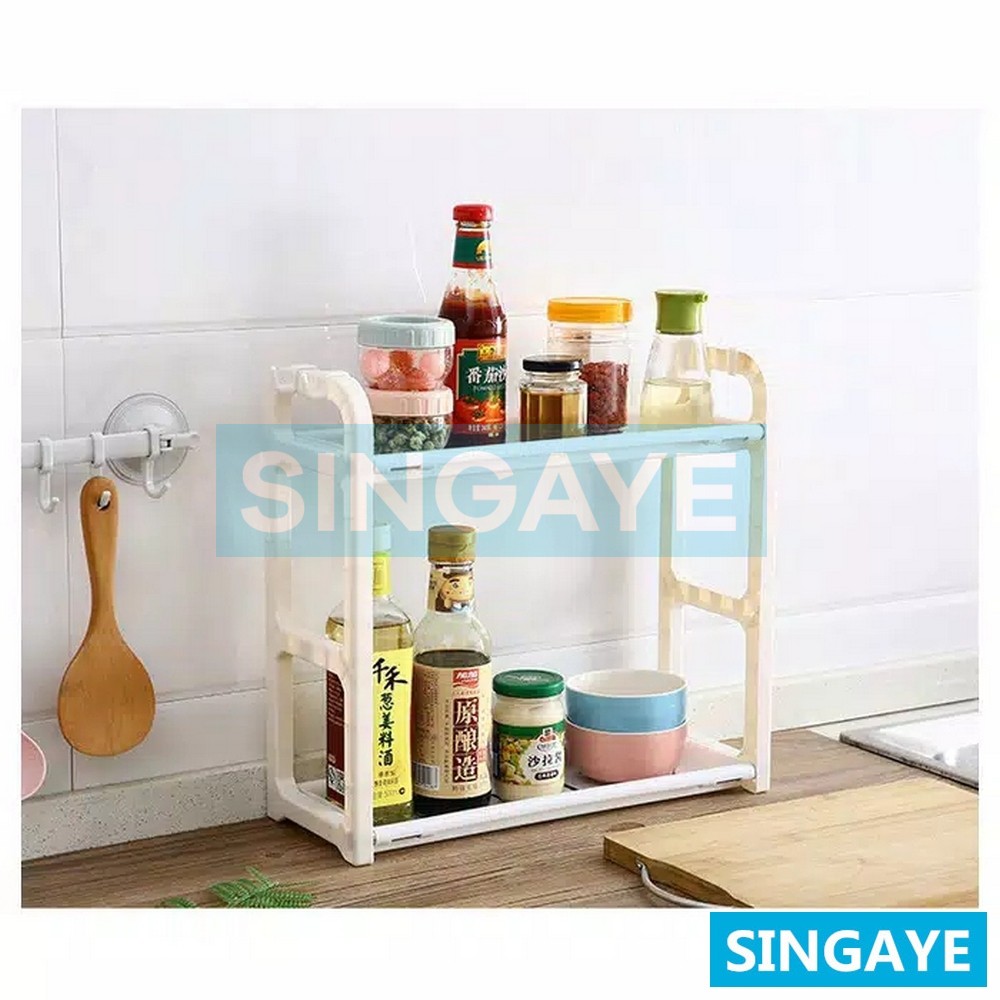RAK DAPUR RAK KAMAR MANDI RAK WASTAFEL RAK PLASTIK SERBAGUNA RAK KECIL RAK MINI CUC-210