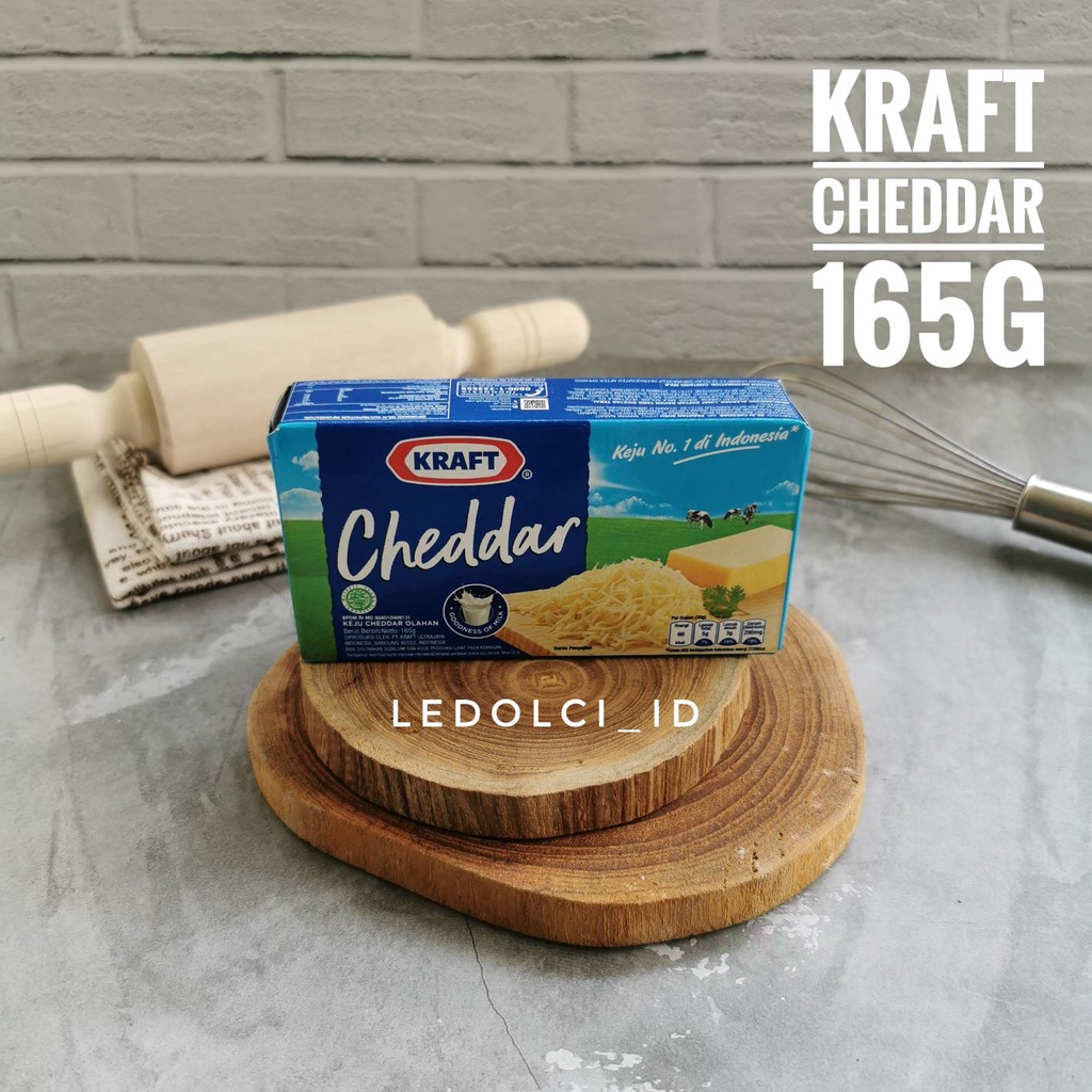 

KEJU KRAFT CHEDDAR CHEESE 165 GRAM