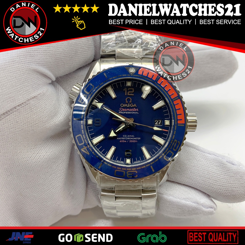 JAM TANGAN MODEL SEA MASTER GMT RED BLUE PEPSI (OMF)