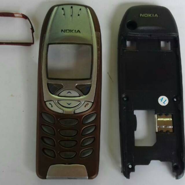 Casing nokia 6310 6310i coklat+tulang+tutup infra red