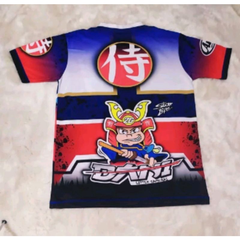 Jersey arai moto GP Dani Pedrosa samurai sunmori printing custom helm lovers