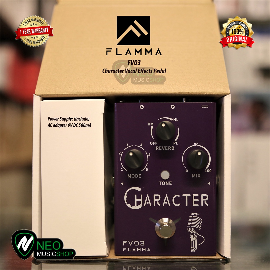 Flamma FV03 Character Vocal Effects Pedal