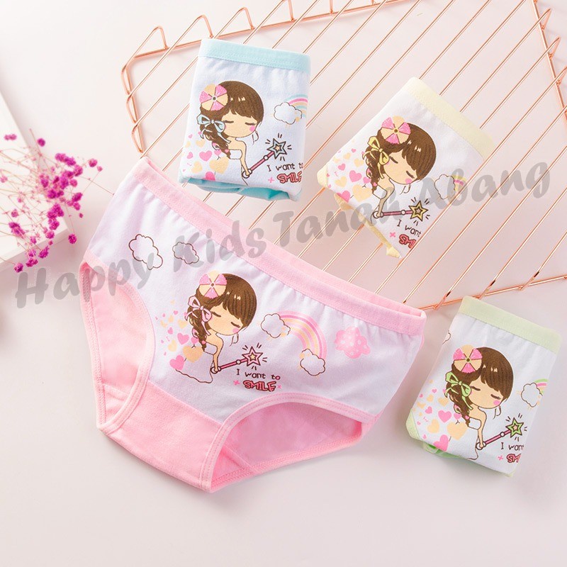 CELANA DALAM ANAK PEREMPUAN KATUN IMPORT / GIRL UNDERWEAR / CD ANAK CEWEK