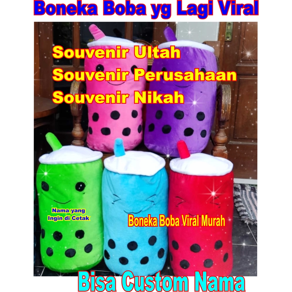 Grosir Bantal Boba Boneka Boba Guling Boba bantal leher, bantal mobil, bantal souvenir, bantal boba 