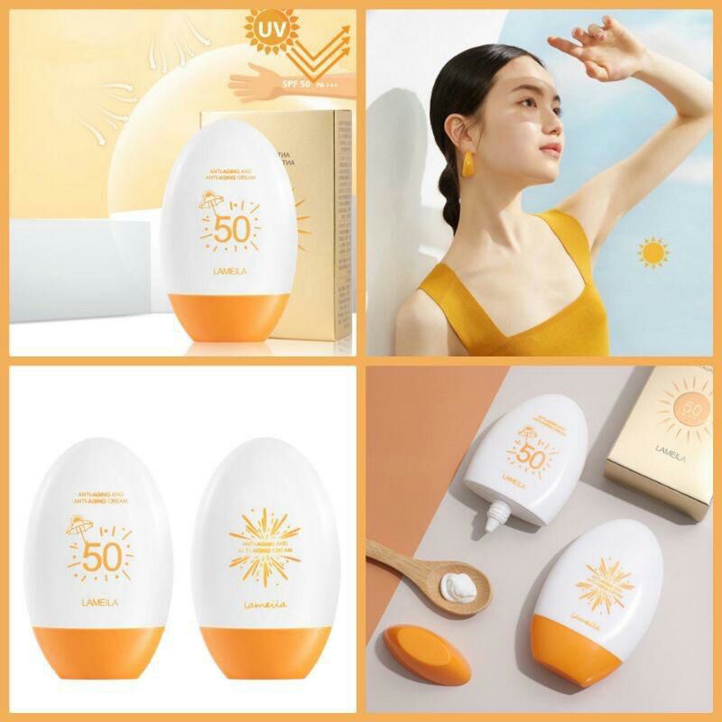 (SUN SCREEN) LAMEILA ANTI AGING CREAM SUNSCREEN SPF50 ~100% ORIGINAL LAMEILA~