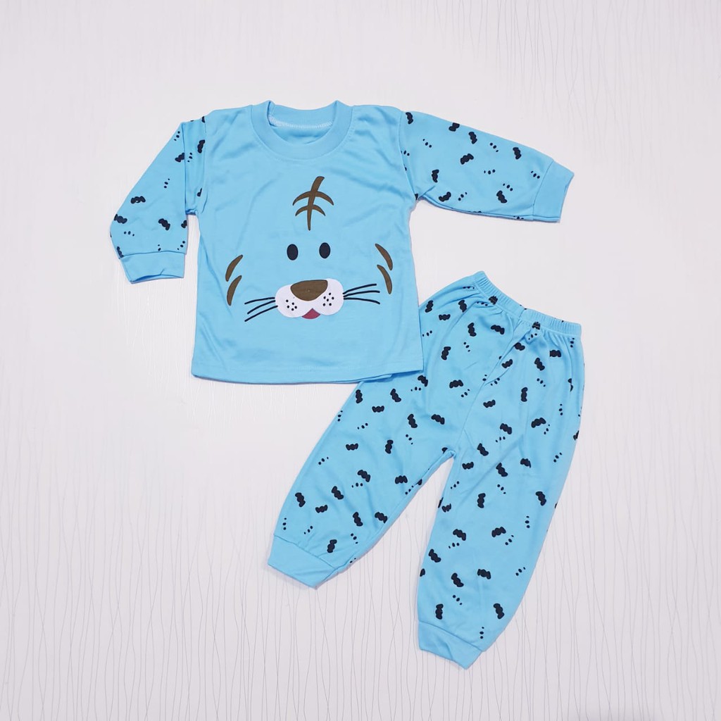 setelan baju tidur anak laki-laki pakaian bayi cowo baby
