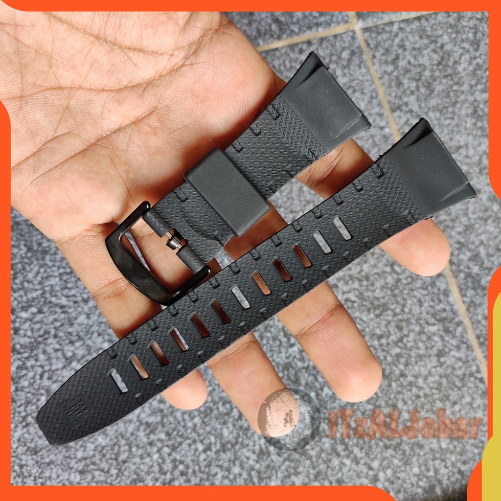 Tali jam tangan Casio Protrek PRG 110 Rubber strap Casio PRW 1300