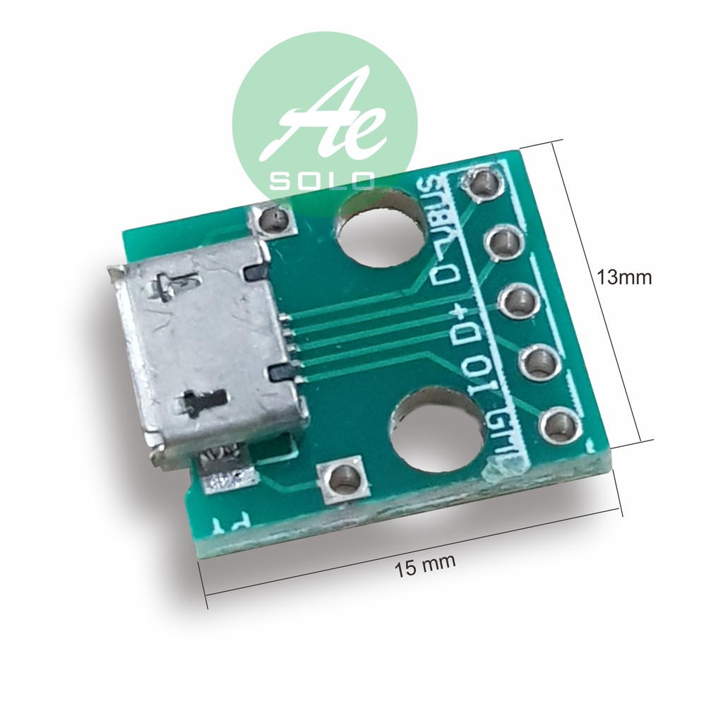 MICRO USB Female to DIP Adapter 5pin