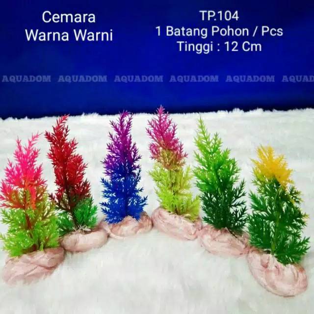 TANAMAN POHON  CEMARA  ARTIFICIAL WARNA  CANTIK CERIA HIASAN 