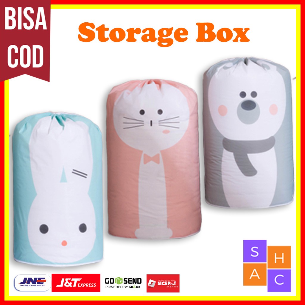 Storage Bag Organizer Tempat Penyimpanan Box Penyimpanan Cloth Bag Tempat Bedcover Laundry Bag Sh700