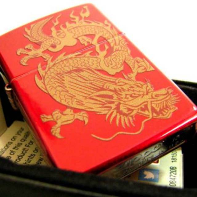 Zippo Original Dragon Candy Apple Red