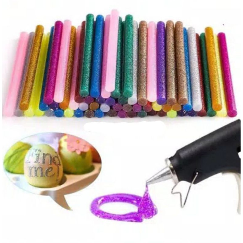 

Refill Lem tembak bewarna (isi Lem tembak bewarna / isi Lem tembak gliter / Glitter )