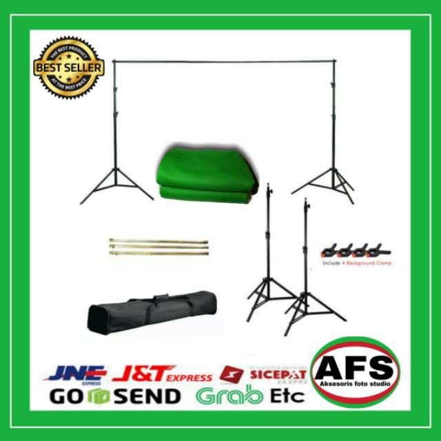 Paket stand background foto studio