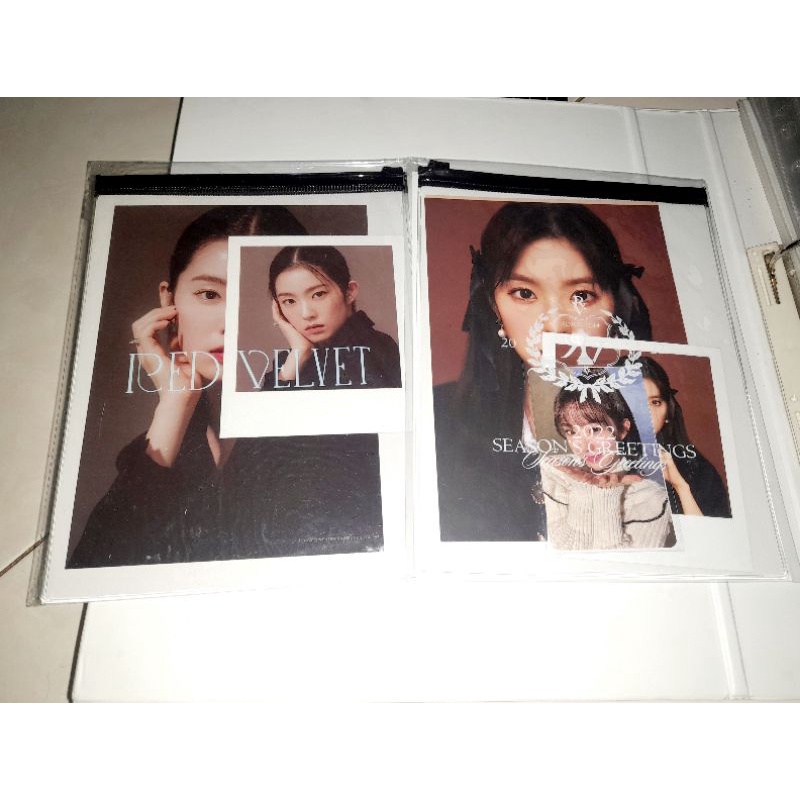 Sharing Official IRENE PHOTOPACK SEASON GREETING 2022 2021 SG RED VELVET