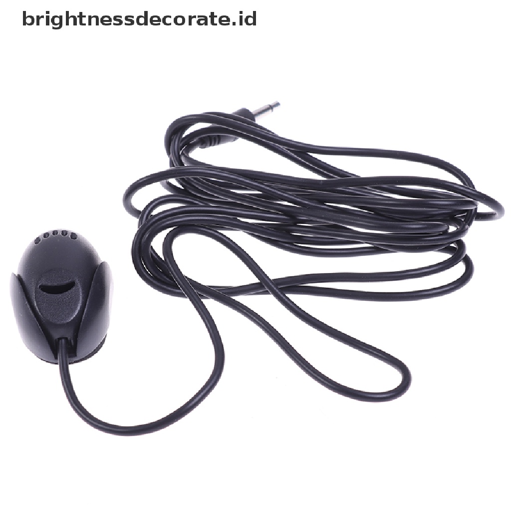 Mikrofon Eksternal Mini Dengan Kabel Dan Jack 3.5mm