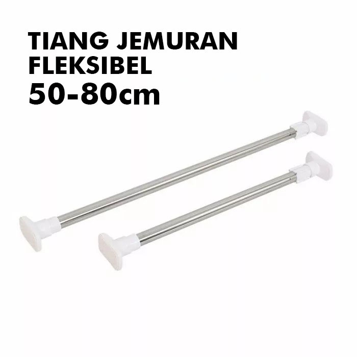 Holder Tiang Jemuran 50-80 cm Pipa Gantungan Baju