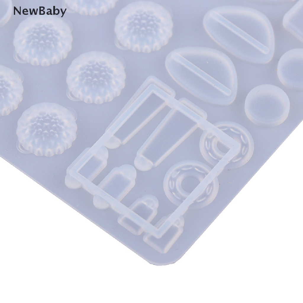 NewBaby Silicone Earring Pendant Jewelry Mold Resin Casting Mould Tool DIY Epoxy Making  ID