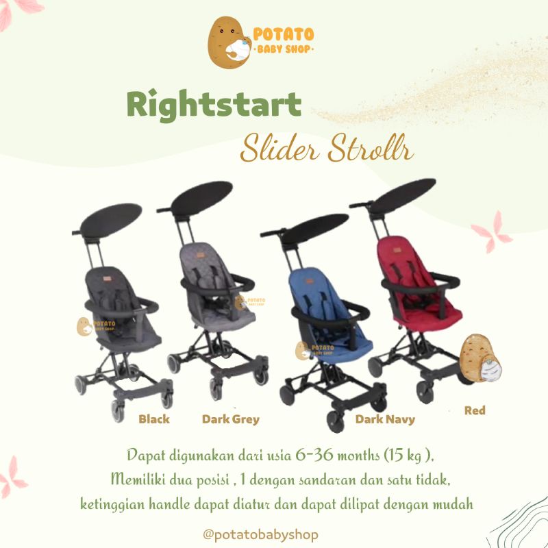 Right Start Portable Stroller - Slider Rider