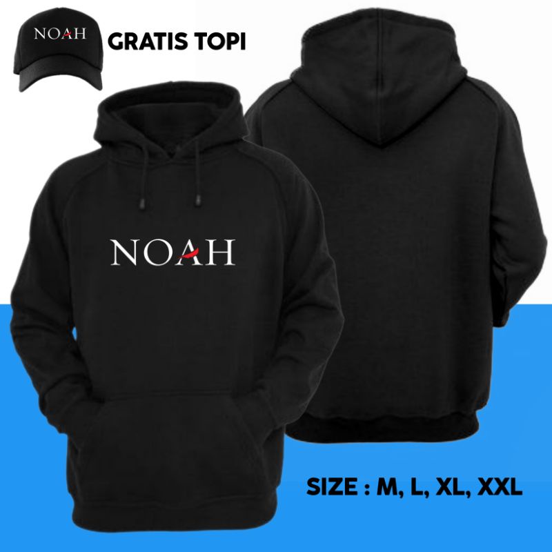 Jaket Hoodie Sweater NOAH - Hoodie Band Noah Gratis Topi