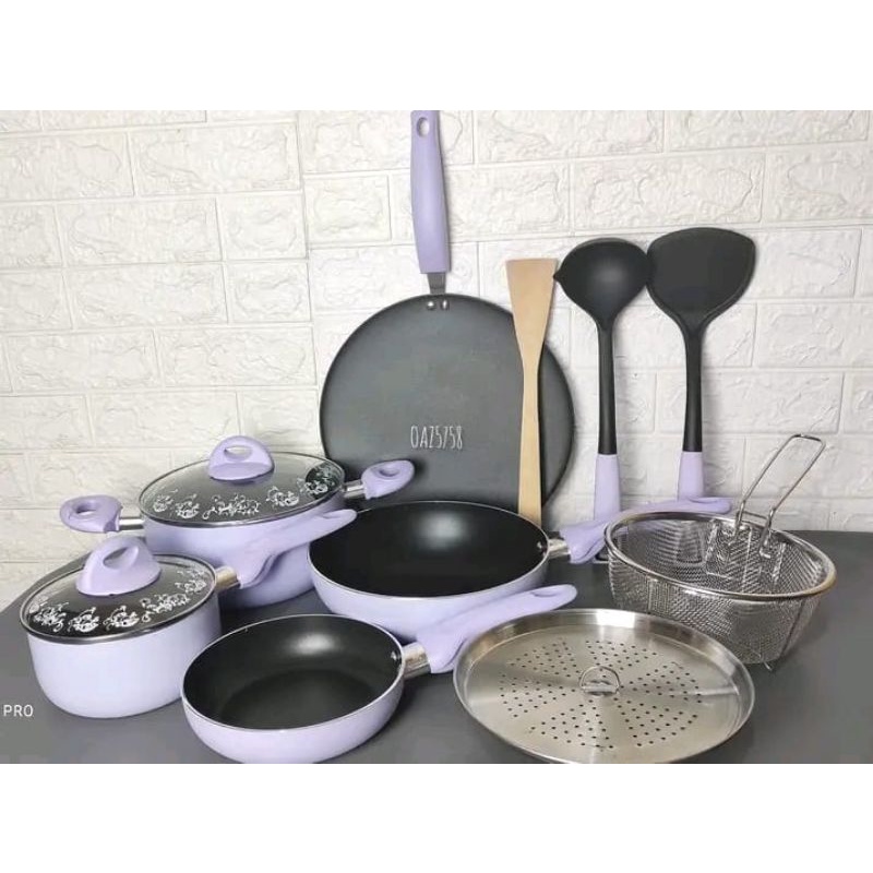 SUPRA COOKWARE PANCI SET 12 PCS ROSEMARY