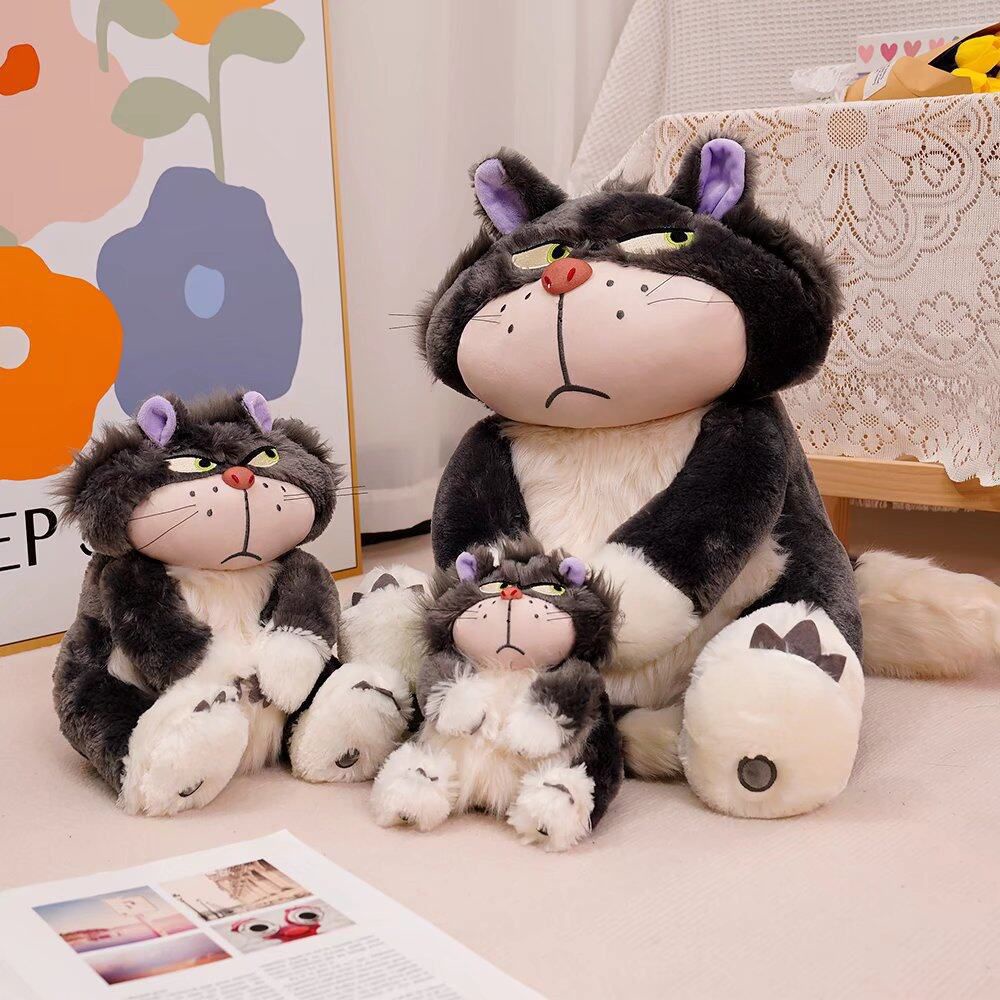 Ready Stock!!! 30CM/40cm Disney Mainan Boneka Stuffed Plush Kucing Hitam Cinderella Lucifer Untuk Dekorasi Rumah / Hadiah Anak