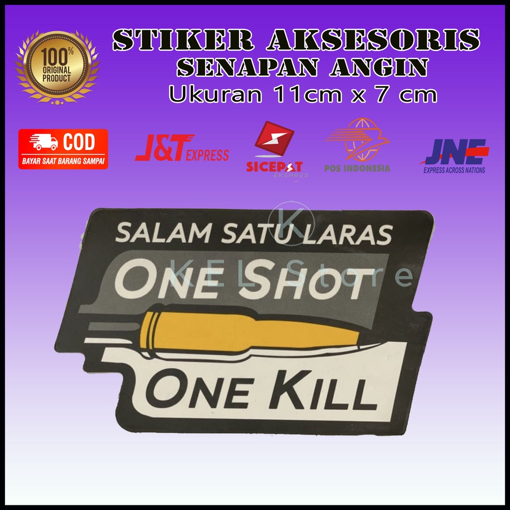 Stiker Aksesoris Senapan Angin PCP Gejluk Uklik Lakban Tahan Air
