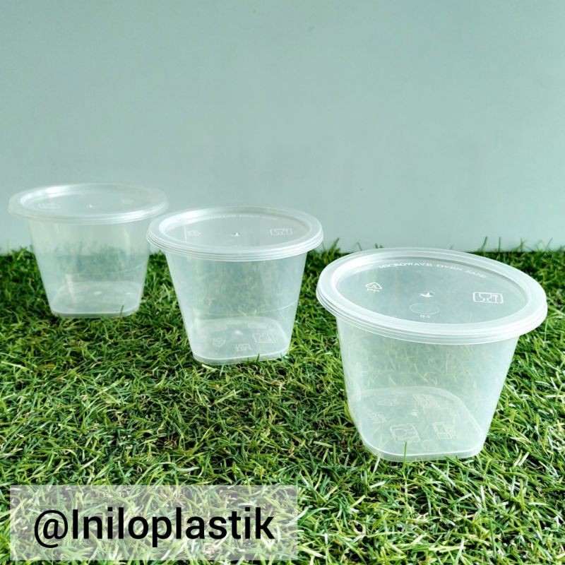 25pcs Thinwal cup 150 ml / Cup Plastik DM 150 ml / DM Round 150 ml