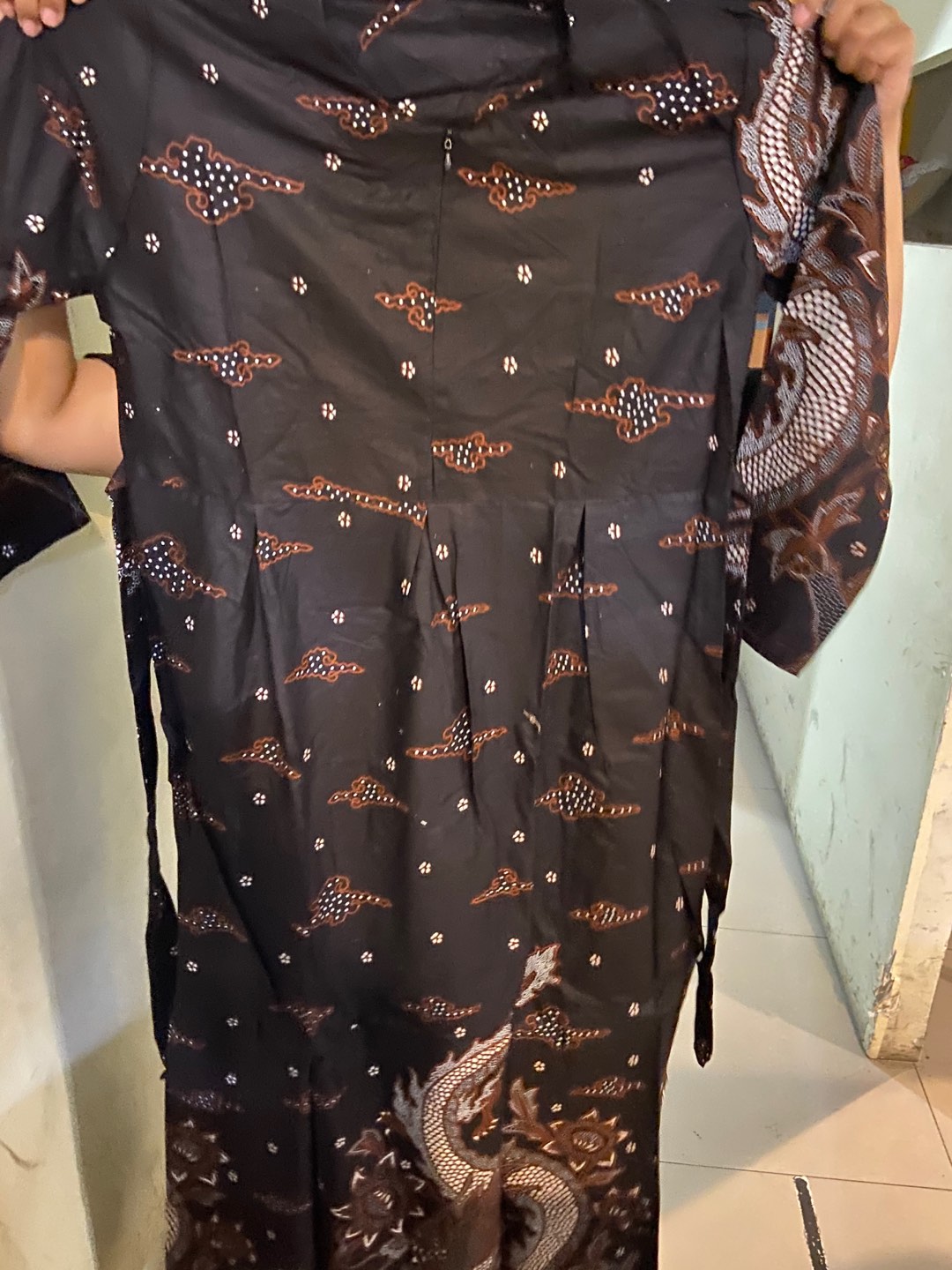 Gamis Batik Terbaru Sopan Ulir