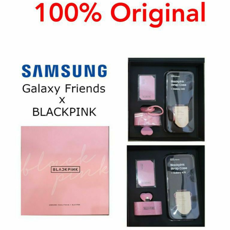 Samsung Galaxy Friends X Blackpink A50 A70 A80 Strap Case Casing Dock Charger Desktop