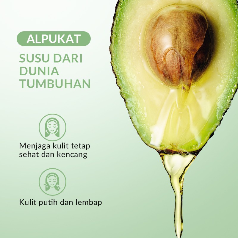 ✨ AKU MURAH ✨ BIOAQUA Avocado Skin Care Set 100g+7.5g*5+25g*5 (@24)