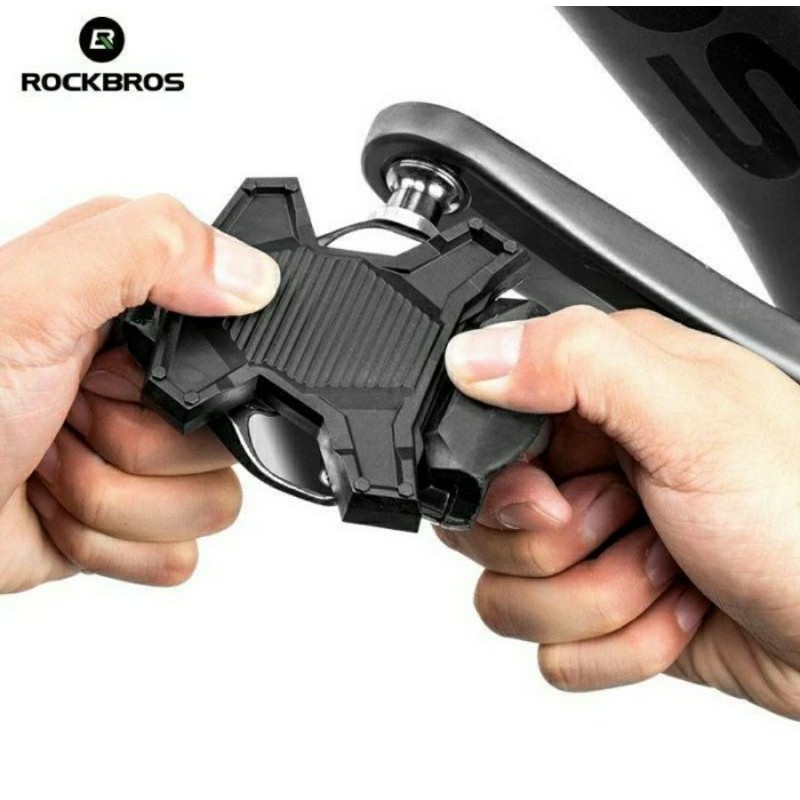 ROCKBROS Adaptor Pedal Cleat roadbike ke Flat - Pedal Adaptor