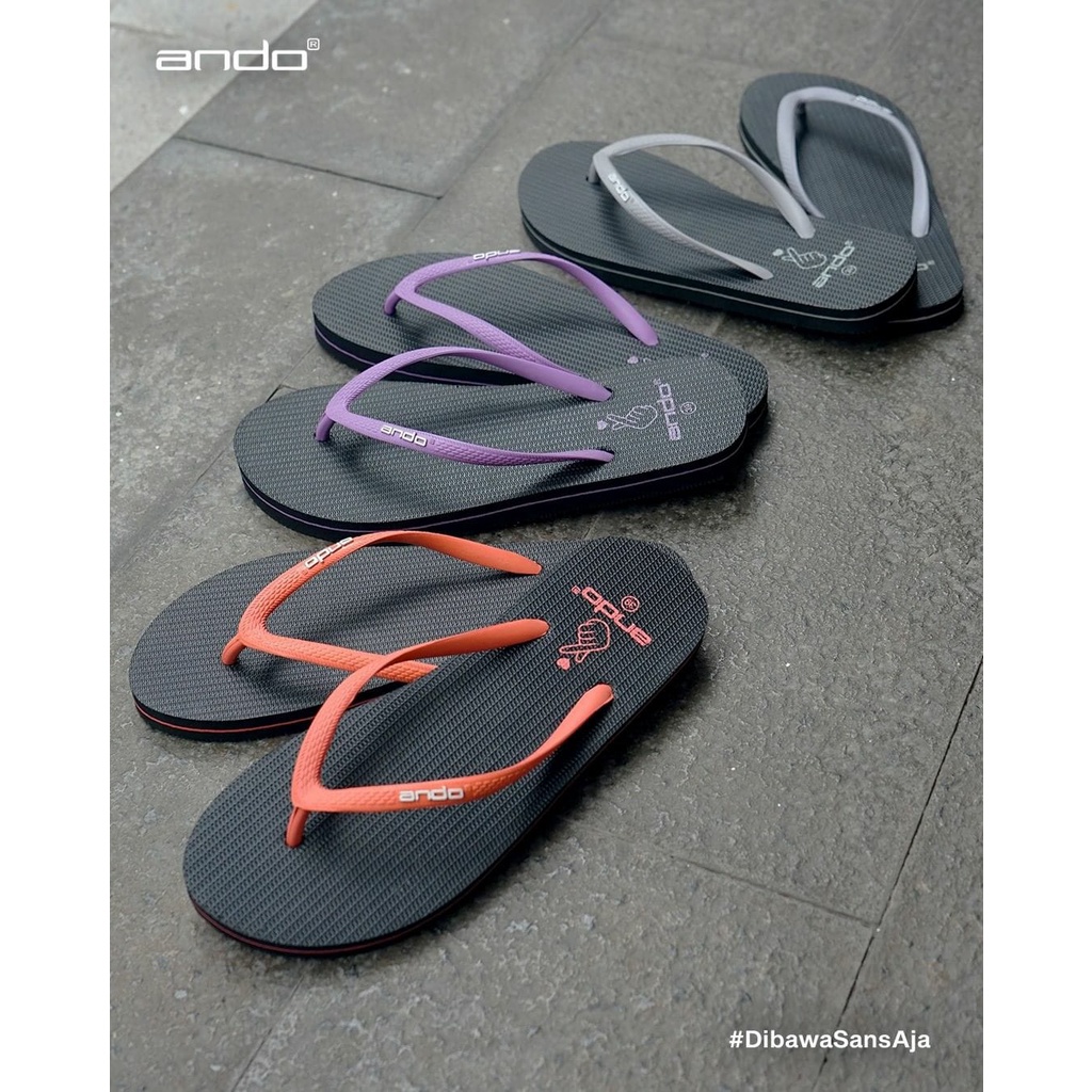 Jual Ando Nice Like Sandal Jepit Fashion Wanita Karet Premium Sendal