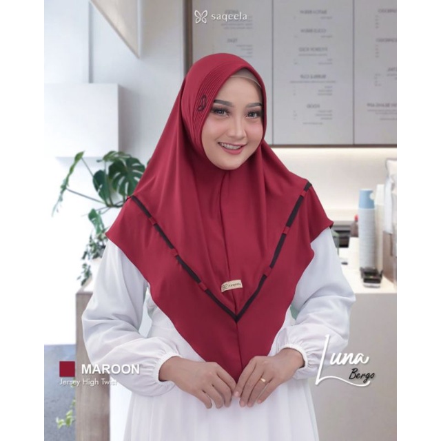 Bergo Luna Saqeela Hijab