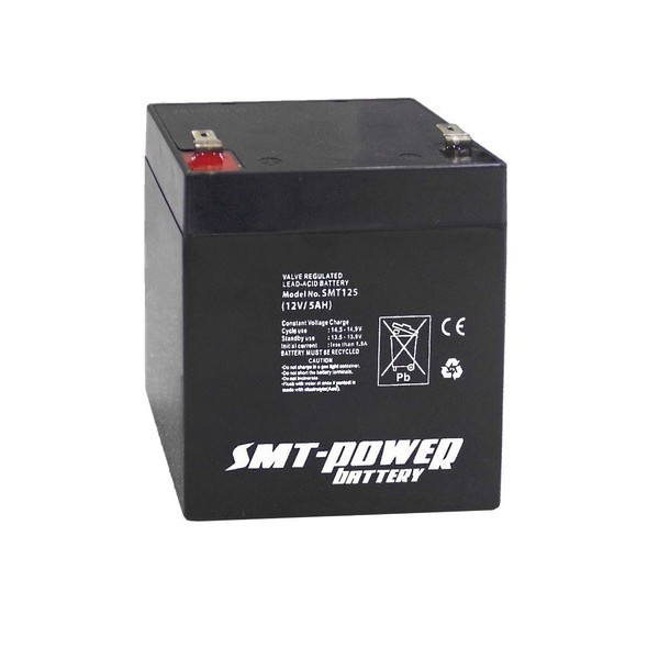 BATTERY BATERAI SEPEDA ELEcTIK UPS AKI KERING BATERAI SMT-POWER SMT125 12Volt 5Amper