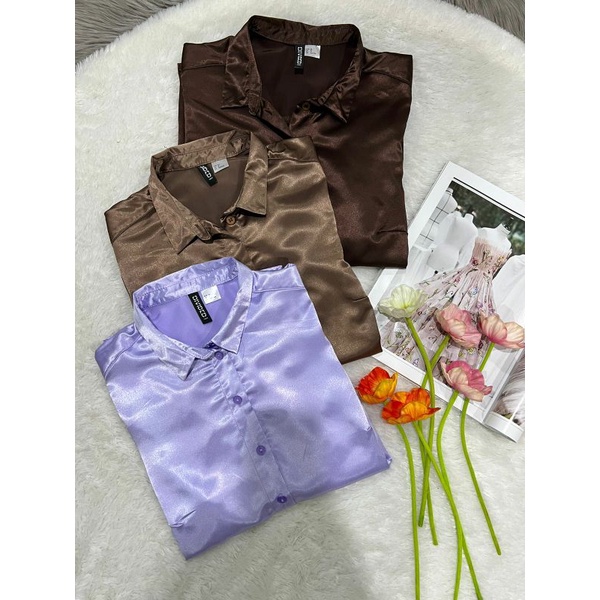 Hm slik simple blouse