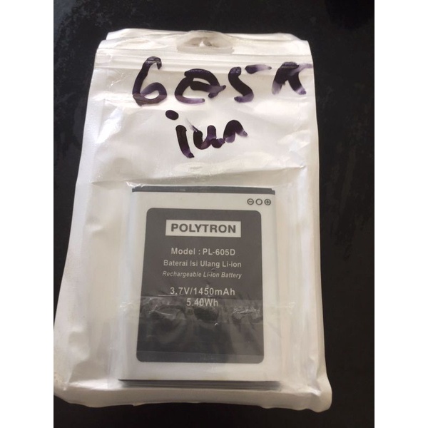 BATRE BATTERY BATERAI POLYTRON ORI R2452-2457 KODE 605D
