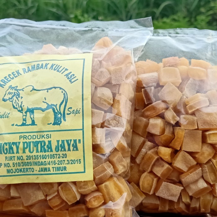 

✨COD✨ krecek rambak sapi 500 gram - Asin, 500 gram