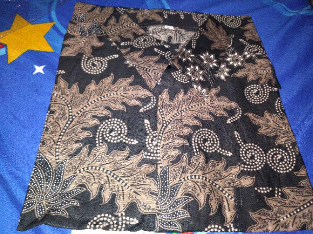 Bswart Batik Hrb026 Kenongo Hem Pendek Padi Pekalongan M L Xl Batik Pria Murah Modern Grosir Batik