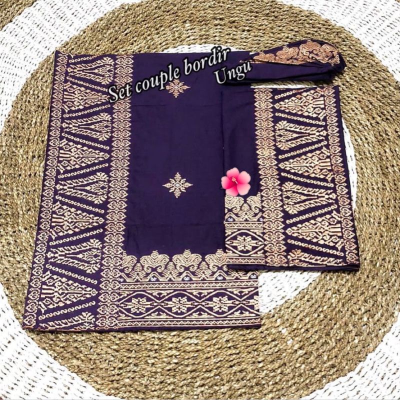 Kamen Set Couple Bordir/ Kamen saput udeng/ Kamen Couple Murah