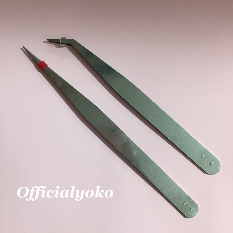 Pinset Bengkok / Pinset Lurus (1pcs)