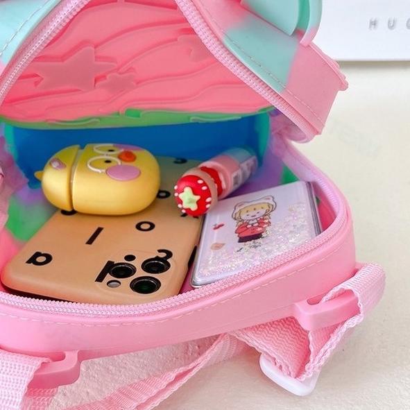 Pop It Gelisah Mainan Unicorn Ransel Anak Perempuan Anak Laki-laki Pop Tas Sekolah Pelangi Gelisah R