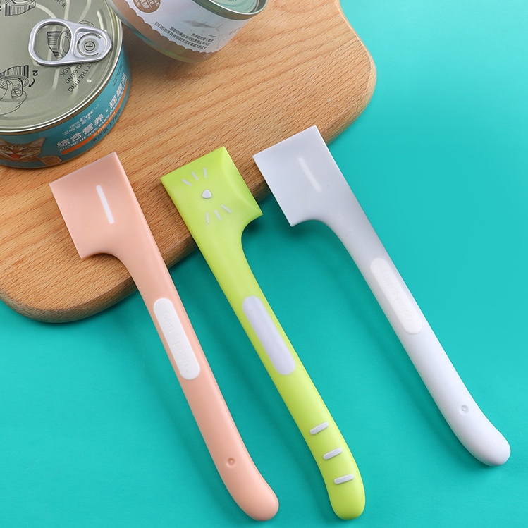 Sendok Aduk Makanan Anjing / Kucing Dengan Gagang Panjang