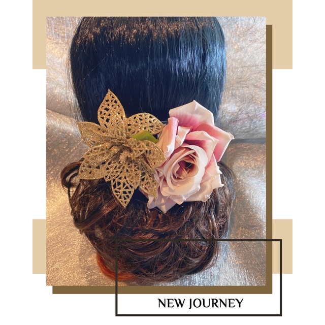 Sirkam mawar dan bunga gliter/ sirkam bunga mawar